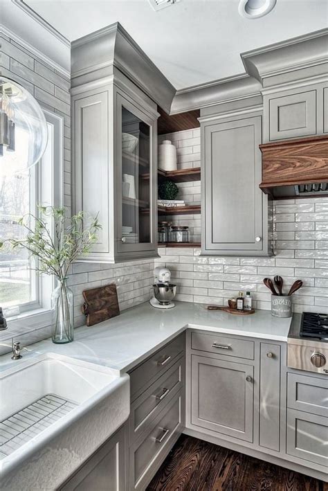 light grey cabinet designs